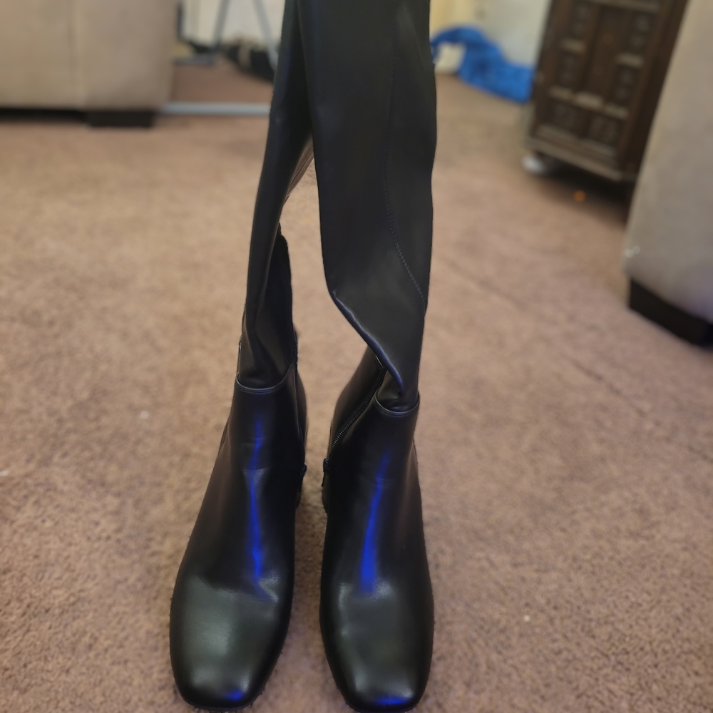 Tall Block Heel Dress Boot